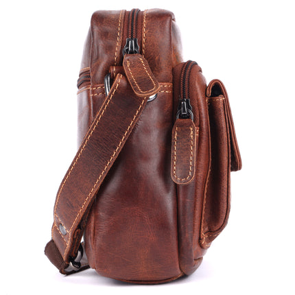 Greenwood Leather Ryder Crossbody Bag, Vintage Sandal