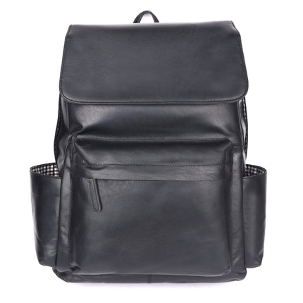 Leather Vintage Backpack Scott - Unisex Sandal GL6809BLK