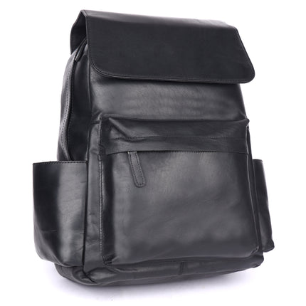 Leather Vintage Backpack Scott - Unisex Sandal GL6809BLK
