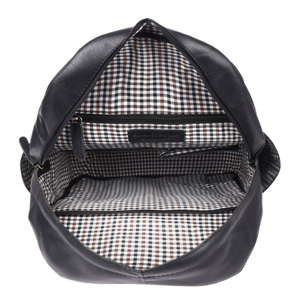 Leather Vintage Backpack Scott - Unisex Sandal GL6809BLK