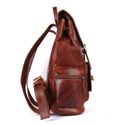 MIDLAND LEATHER BACKPACK - Unisex GL6802 TAN