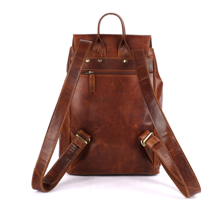 MIDLAND LEATHER BACKPACK - Unisex GL6802 TAN