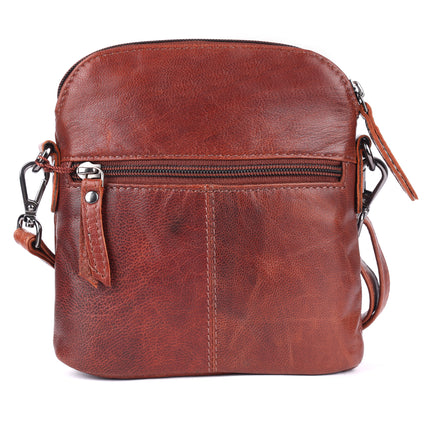 Alder Leather Crossbody Bag – Genuine Leather Sling Bag for Women (Camel)