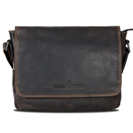 Smart Messenger Mini Steven 11" - Leather Greenwood Bag | The Greenwood Leather Online Shop Australia