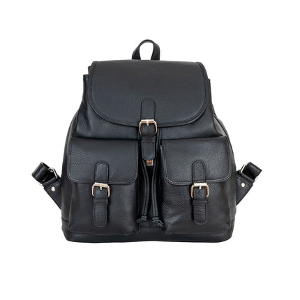 Wildera Leather “Raven” Backpack – Premium Full-Grain Leather Daypack