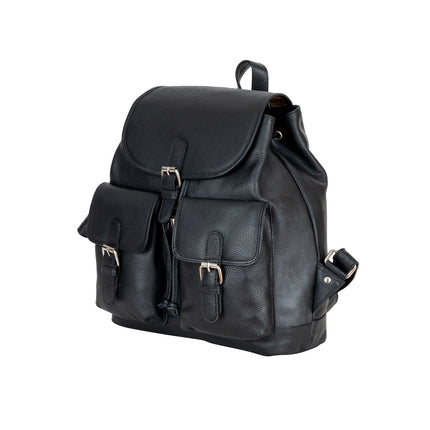 Wildera Leather “Raven” Backpack – Premium Full-Grain Leather Daypack