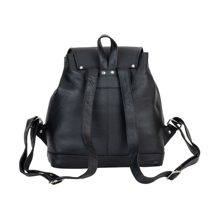 Wildera Leather “Raven” Backpack – Premium Full-Grain Leather Daypack