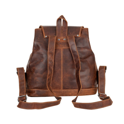 Wildera Leather “Raven” Backpack – Premium Full-Grain Leather Daypack