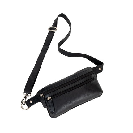 Wildera Leather “Ridge” Bum Bag – Full-Grain Leather Crossbody & Waist Pack