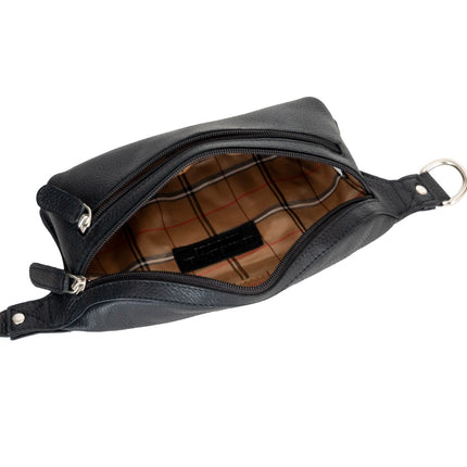 Wildera Leather “Ridge” Bum Bag – Full-Grain Leather Crossbody & Waist Pack