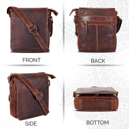 Leather Shoulder Bag Luna - Sandal GW191048SAN
