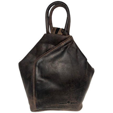Leather Backpack, Leather Rucksack Bag, Leather bag - Zoe - Leather Greenwood Bag | The Greenwood Leather Online Shop Australia