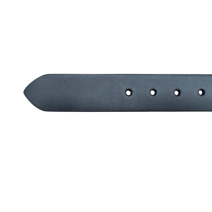 Leather Belt Black with Sliver Buckle 40mm - Pack of 6 GWCB01BLK