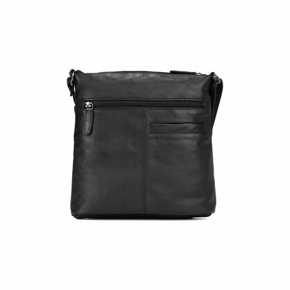 Ladies Cross Body Leather Bag GW6817BLK