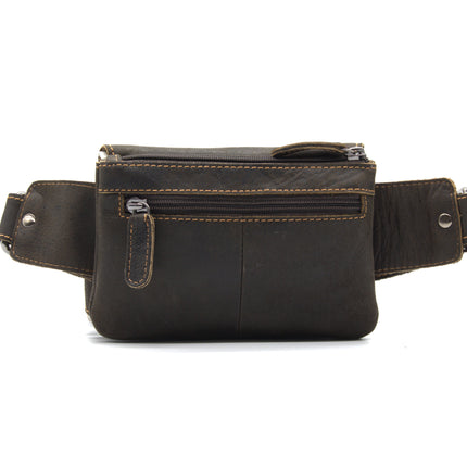 Leather Women Waist Pack Jax - Brown GW196630BRN