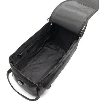Leather Travel Wash Bag Darwin Black TB797BBLK
