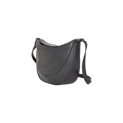Greenwood Leather Harper Crescent Shoulder Bag