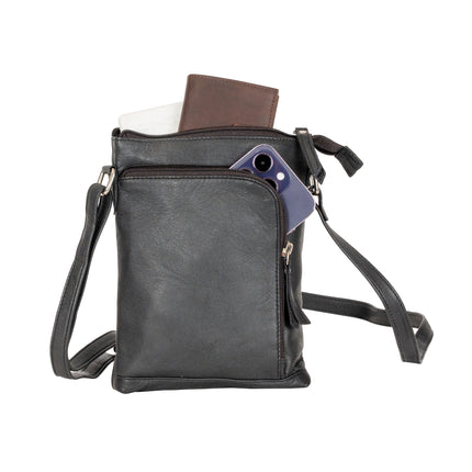 Hazel Black Mini Crossbody Bag