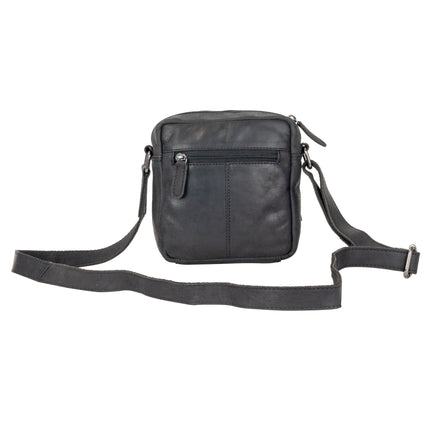 Leather Shoulder Bag Oliver- Black GW355012BLK