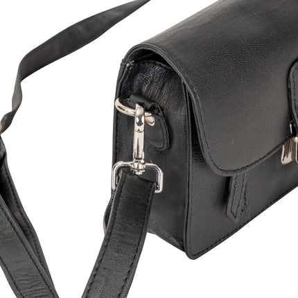 Leather Mobile Bag GW6814 Black