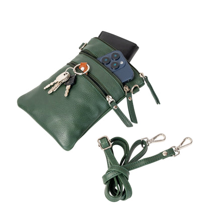Leather Sling Bag Kempsey - Sea Green GW196625SGRN