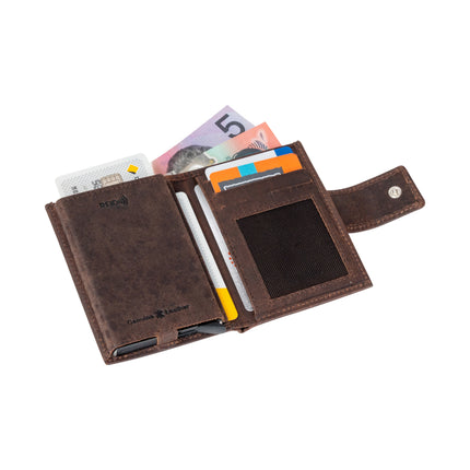 Greenwood Leather Mercer Pop Up Wallet