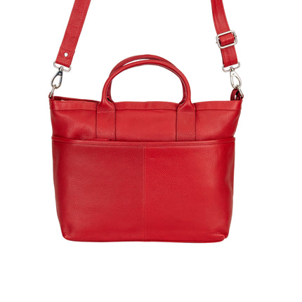 Greenwood Leather Scarlett Tote Bag GW2068RED
