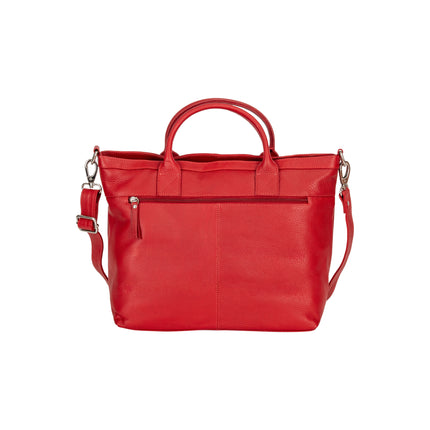 Greenwood Leather Scarlett Tote Bag GW2068RED