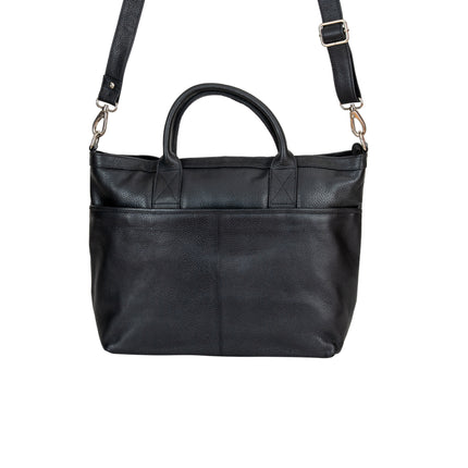 Greenwood Leather Scarlett Tote Bag GW2068BLK