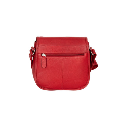 Wildera Leather “Lennon” Crossbody Bag – Full-Grain Leather Shoulder Bag