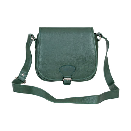 Wildera Leather “Lennon” Crossbody Bag – Full-Grain Leather Shoulder Bag