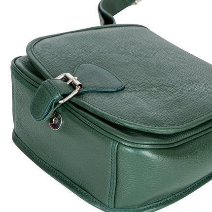 Wildera Leather “Lennon” Crossbody Bag – Full-Grain Leather Shoulder Bag