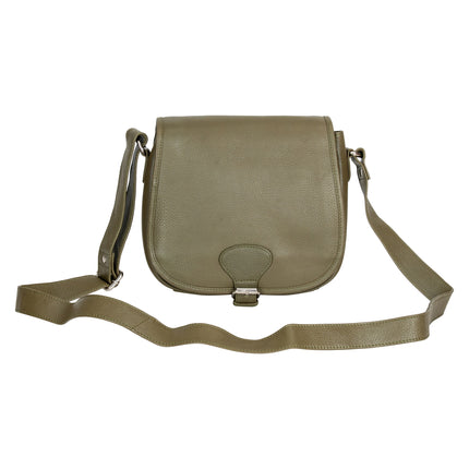 Wildera Leather “Lennon” Crossbody Bag – Full-Grain Leather Shoulder Bag