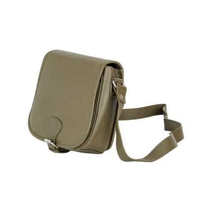 Wildera Leather “Lennon” Crossbody Bag – Full-Grain Leather Shoulder Bag