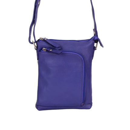 Hazel Purple Crossbody Bag