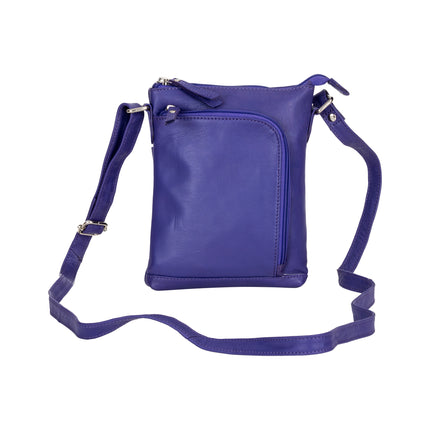 Hazel Purple Crossbody Bag