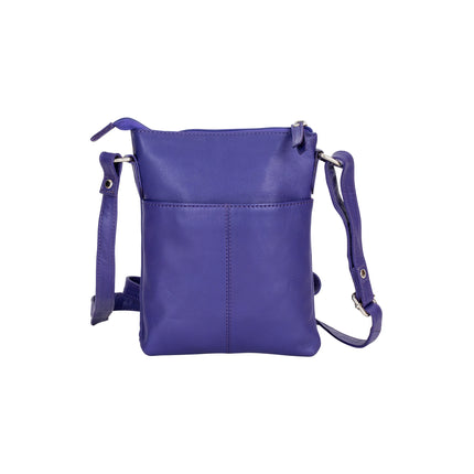Hazel Purple Crossbody Bag