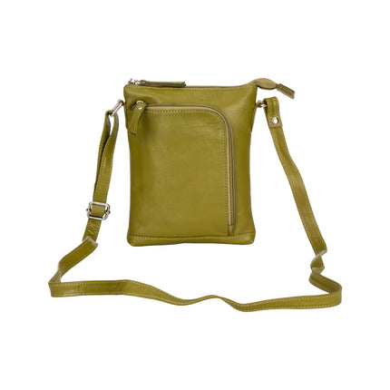 Hazel Olive Crossbody Bag