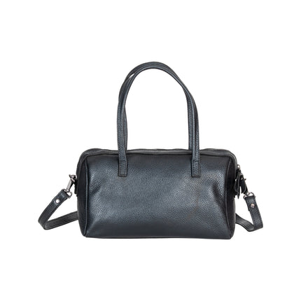 Stella Noir Leather Boston Bag
