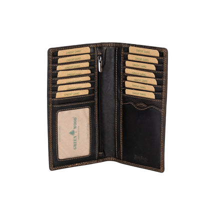 Monika Ridge RFID Travel Wallet Brown