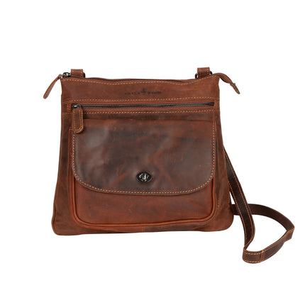 Leather Shoulder Bag Rotorua - Sandal LD014SAN