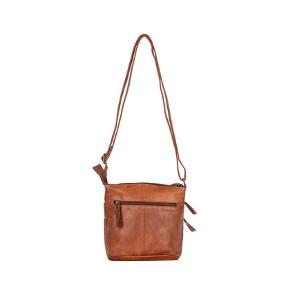 Ladies Cross Body Leather Bag GW6817BLK