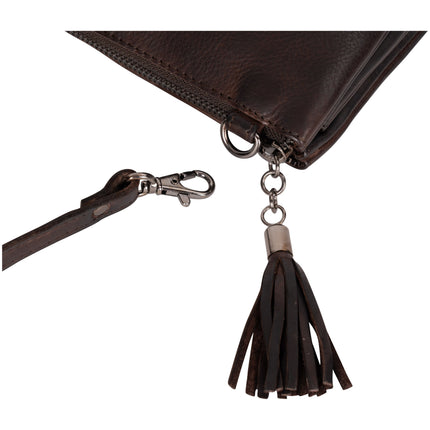 Leather Shoulder Bag Brown GW6850BRN