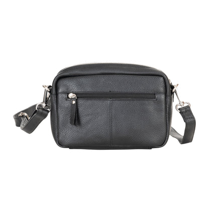 Siena Mini Crossbody – Black Leather Bag