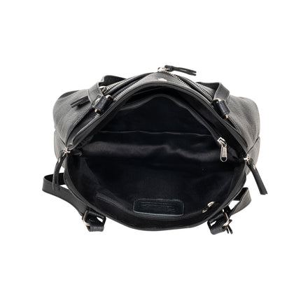 Arden Leather Tote – Black Work & Travel Bag
