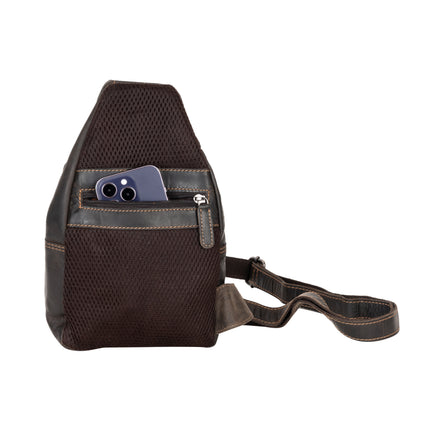 Ranger Dark Brown Leather Sling Bag – Chest Crossbody