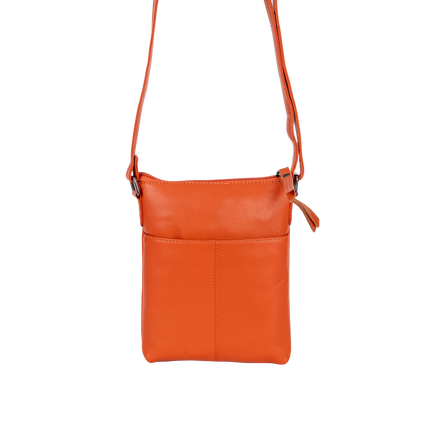 Hazel Orange Mini Crossbody Bag