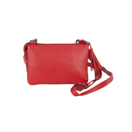 Leather Shoulder Bag GW6850RED