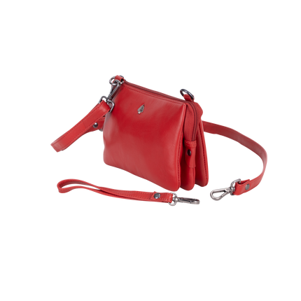 Leather Shoulder Bag GW6850RED
