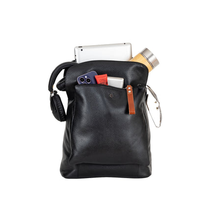 CitySmart Duo – Convertible Leather Backpack & Shoulder Bag